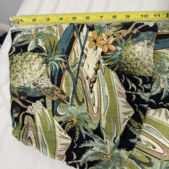 Tommy Bahama Linen Silk Blend Hawaiian Shirt Men's Palm Short Sleeves Sz L - Picture 6 of 11